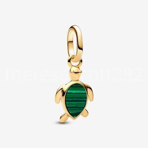 Pandora Green Turtle Mini Dangle Charm